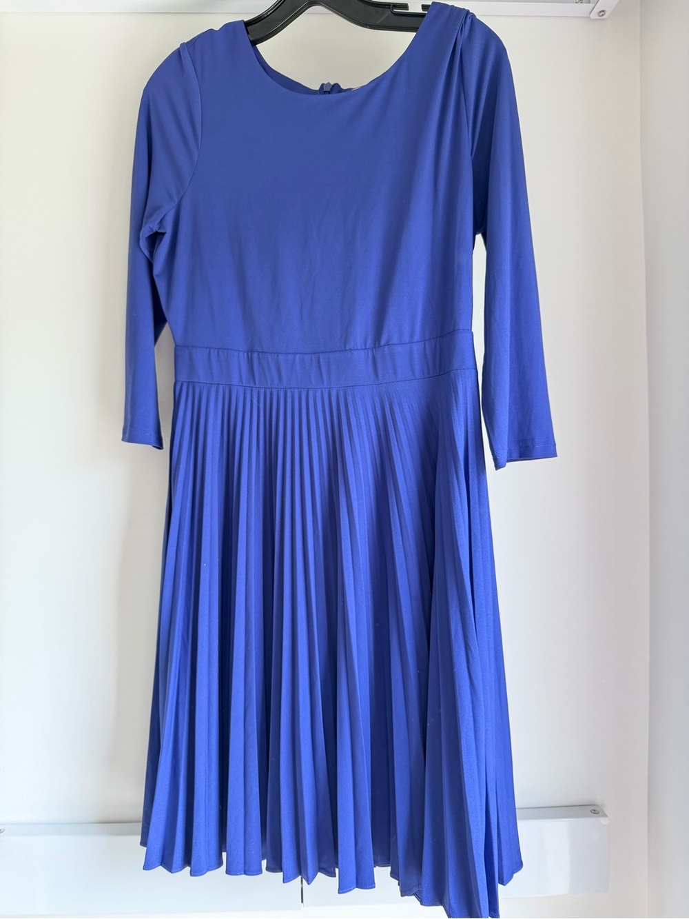 Matilda Jane Cobalt Blue Pleated Long-Sleeve Dress